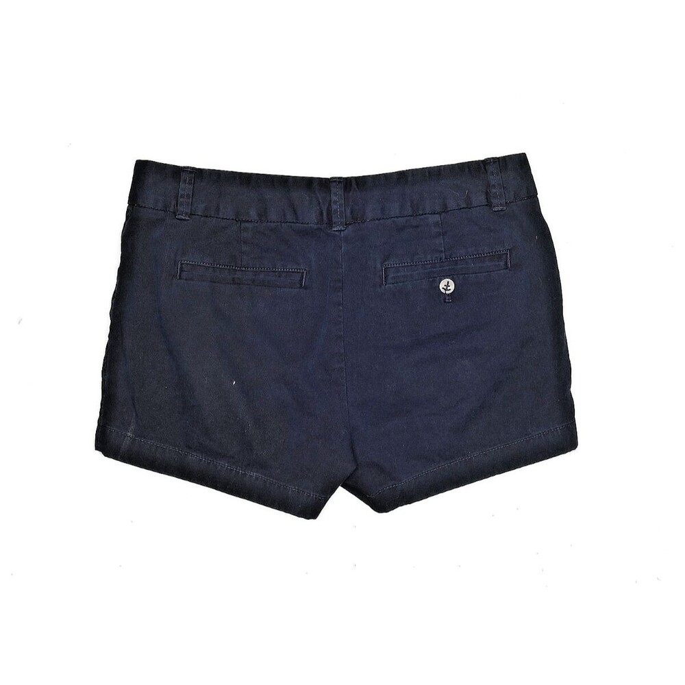 Women’s Chino Shorts J. Crew Navy Blue Broke in Style Size 4 100% Cotton - Picture 2 of 12